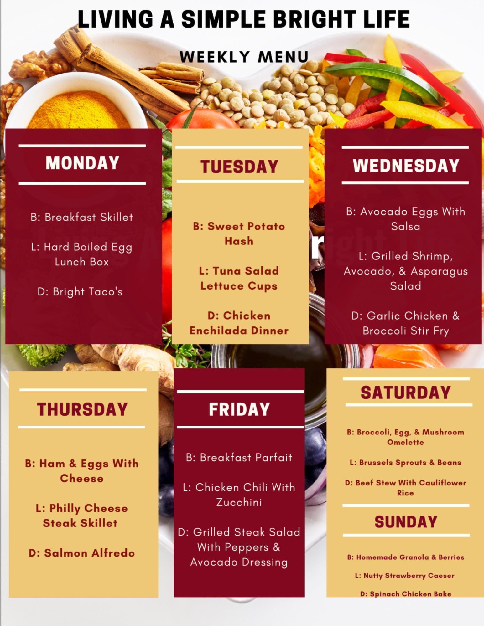 Living A Simple Bright Life Week 9